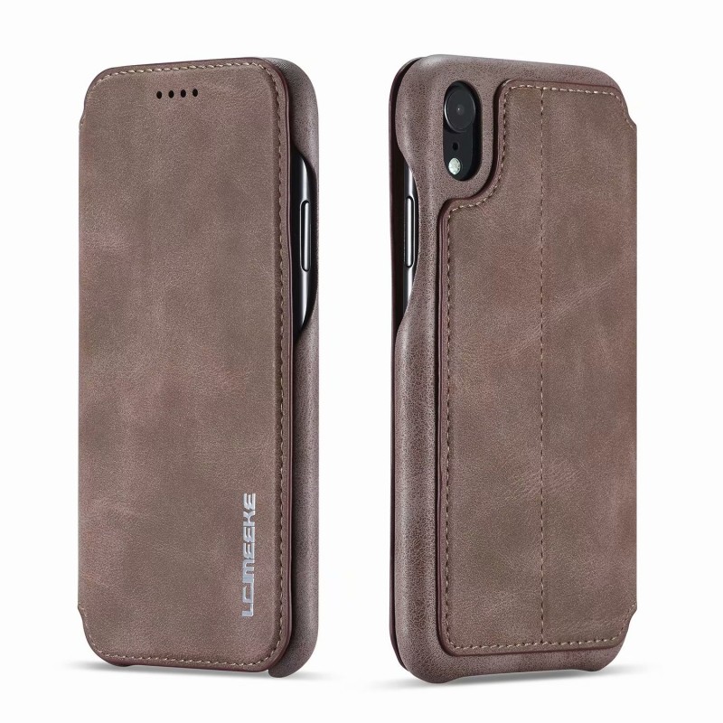 Business Flip Cover Phone Case with Solid Color Design